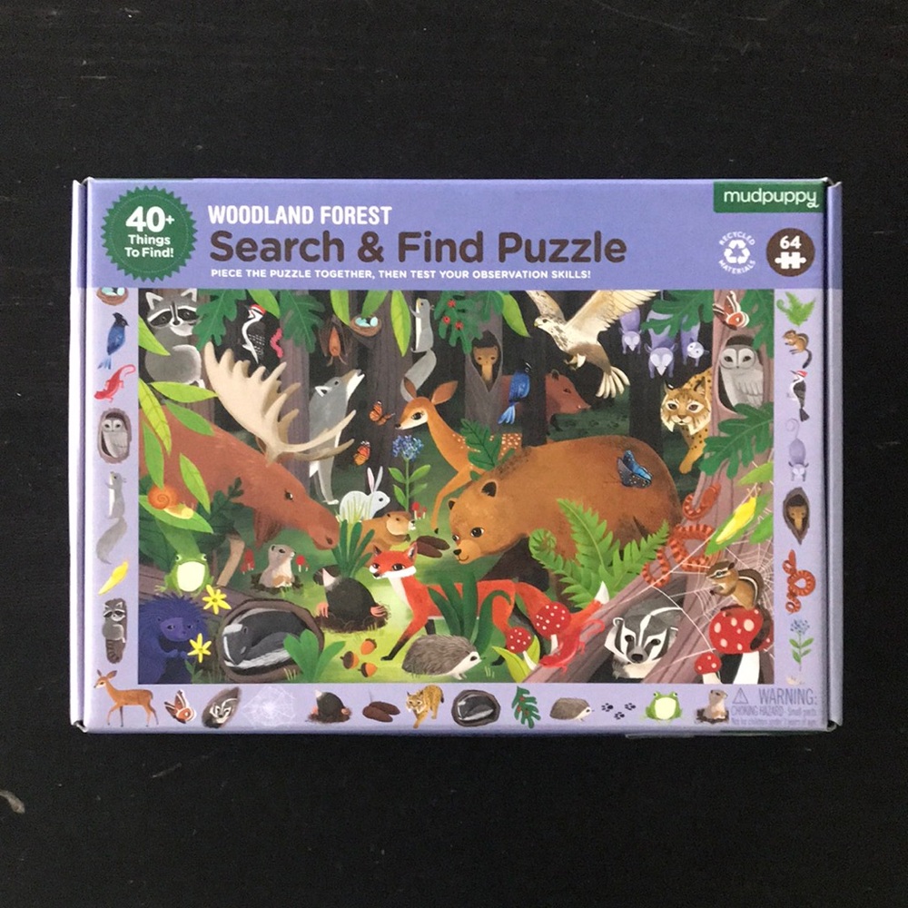 Mudpuppy Woodland Forest Puzzle